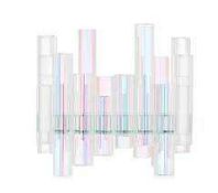 RRP £80 Boxed Luxenoa Rainbow Crystal Candle Stand Holder