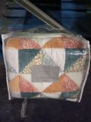 RRP £160 Bagged John Lewis Velvet Patchwork Quilt