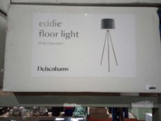 RRP £150 Boxed Debenhams Designer Eddie Floor Light