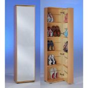 RRP £100 - New 'Penny 8' Shoe Cabinet - Mocha