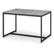 RRP £250 - 'Cooper' Coffee Table In White High Gloss And Chrome