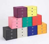 RRP £60 - 'Mega 31' Woven 3 Door Storage Box (Anthrocite)