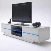 RRP £250 - 'Sienna' Television Stand In White High Gloss