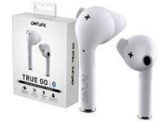 RRP £70 Boxed Pair Of Defunc Bluetooth True Go Wireless Earphones