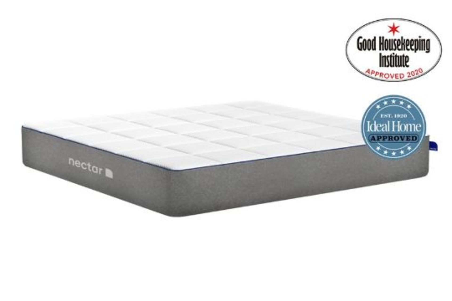 RRP £550 Double Nectar Fully Refurbished Smart Pressure Relieving Memory Foam Mattress
