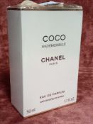 RRP £80 Brand New Boxed And Sealed 50Ml Bottle Of Chanel Paris Coco Mademoiselle Eau De Parfum