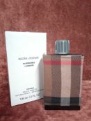 RRP £70 Boxed 100Ml Tester Bottle Of Burberry London Eau De Toilette Spray For Men Ex Display