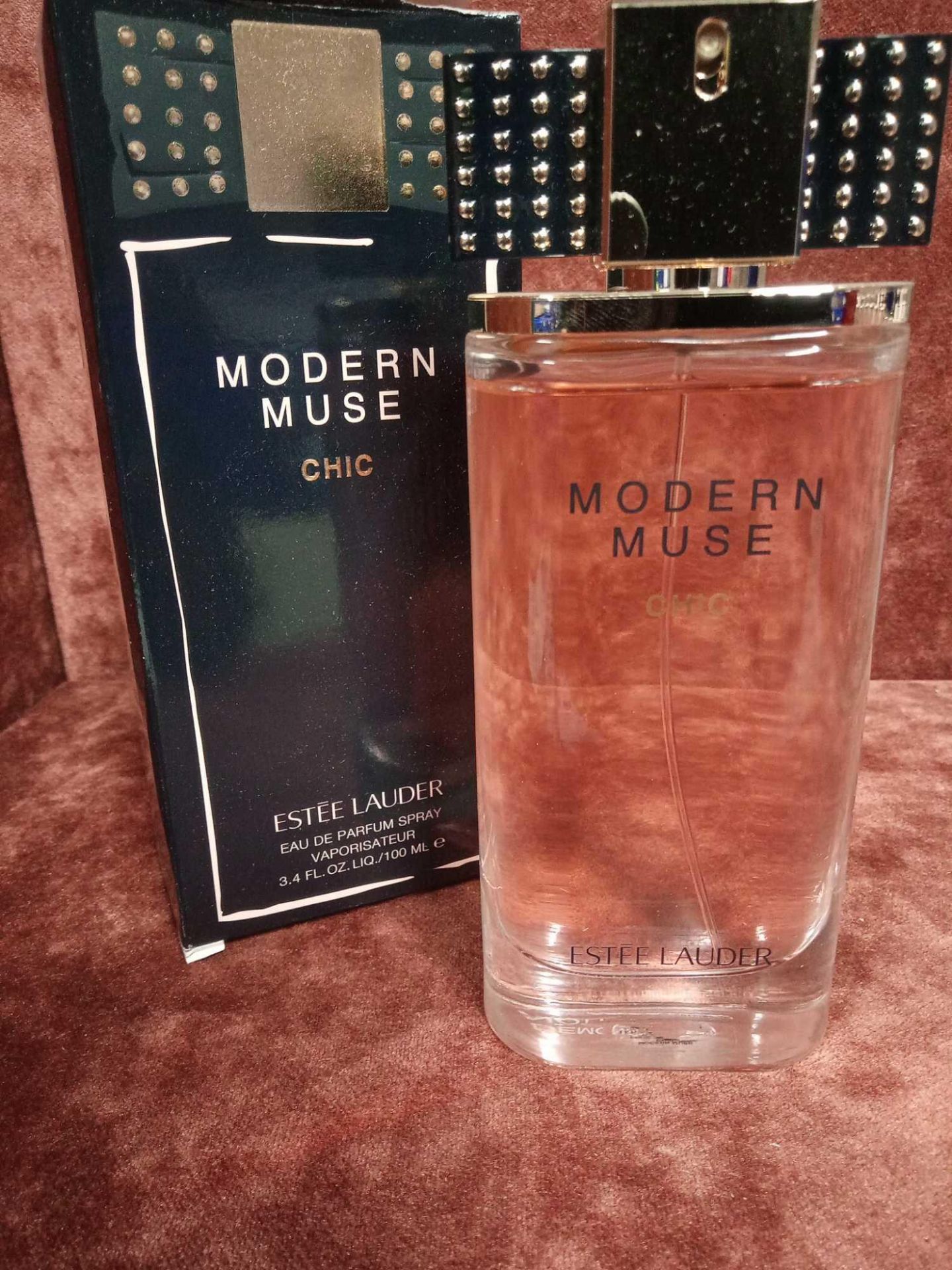 RRP £80 Boxed 100Ml Tester Bottle Of Estee Lauder Modern Muse Chic Eau De Parfum