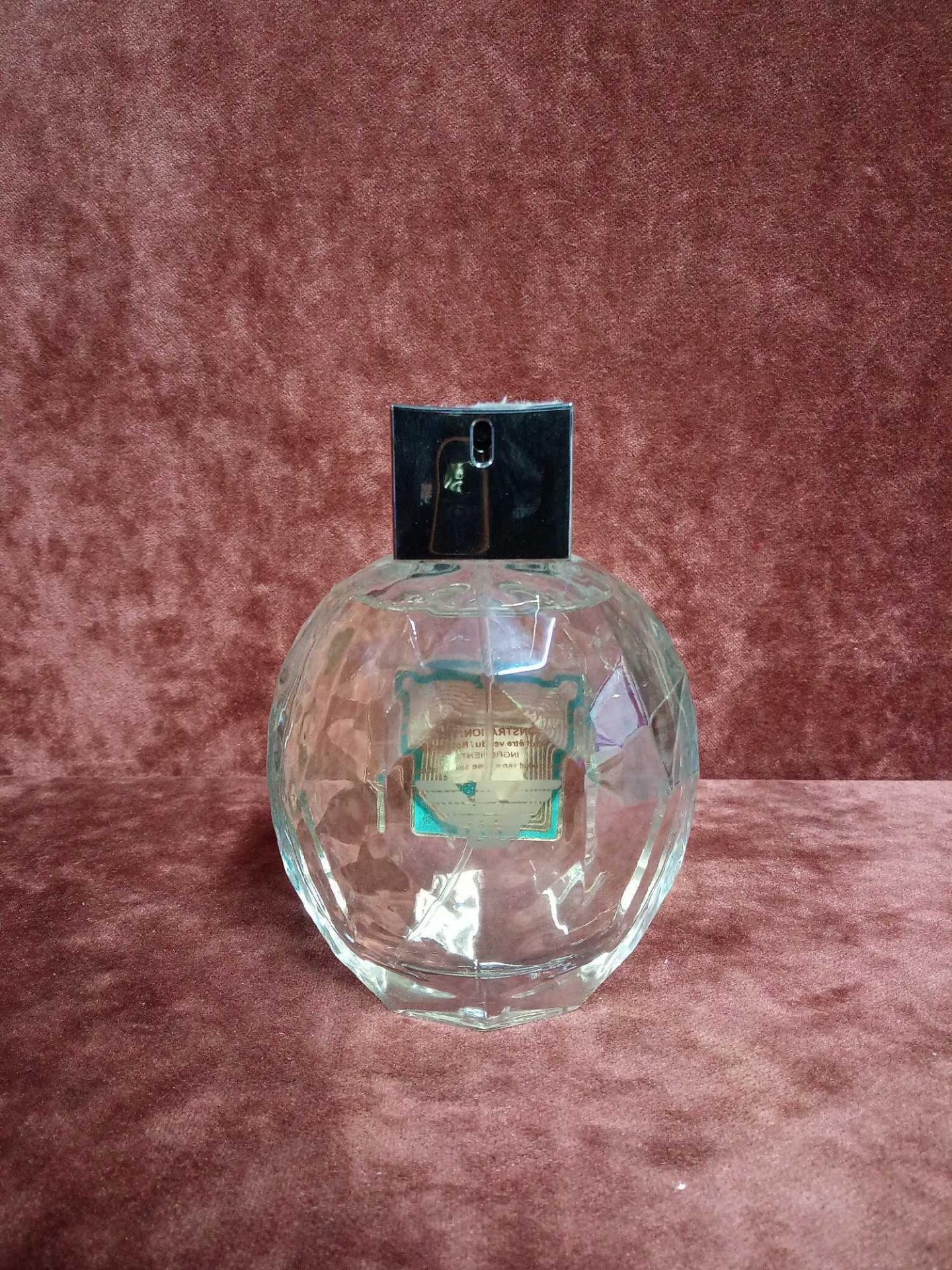 RRP £80 Unboxed 100Ml Tester Bottle Of Emporio Armani Diamonds Eau De Parfum Ex-Display