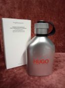 RRP £65 Boxed 125Ml Tester Bottle Of Hugo Boss Hugo Iced Eau De Toilette Spray