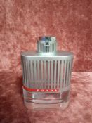 RRP £75 Unboxed 100Ml Tester Bottle Of Prada Luna Rossa Edt Spray Ex-Display