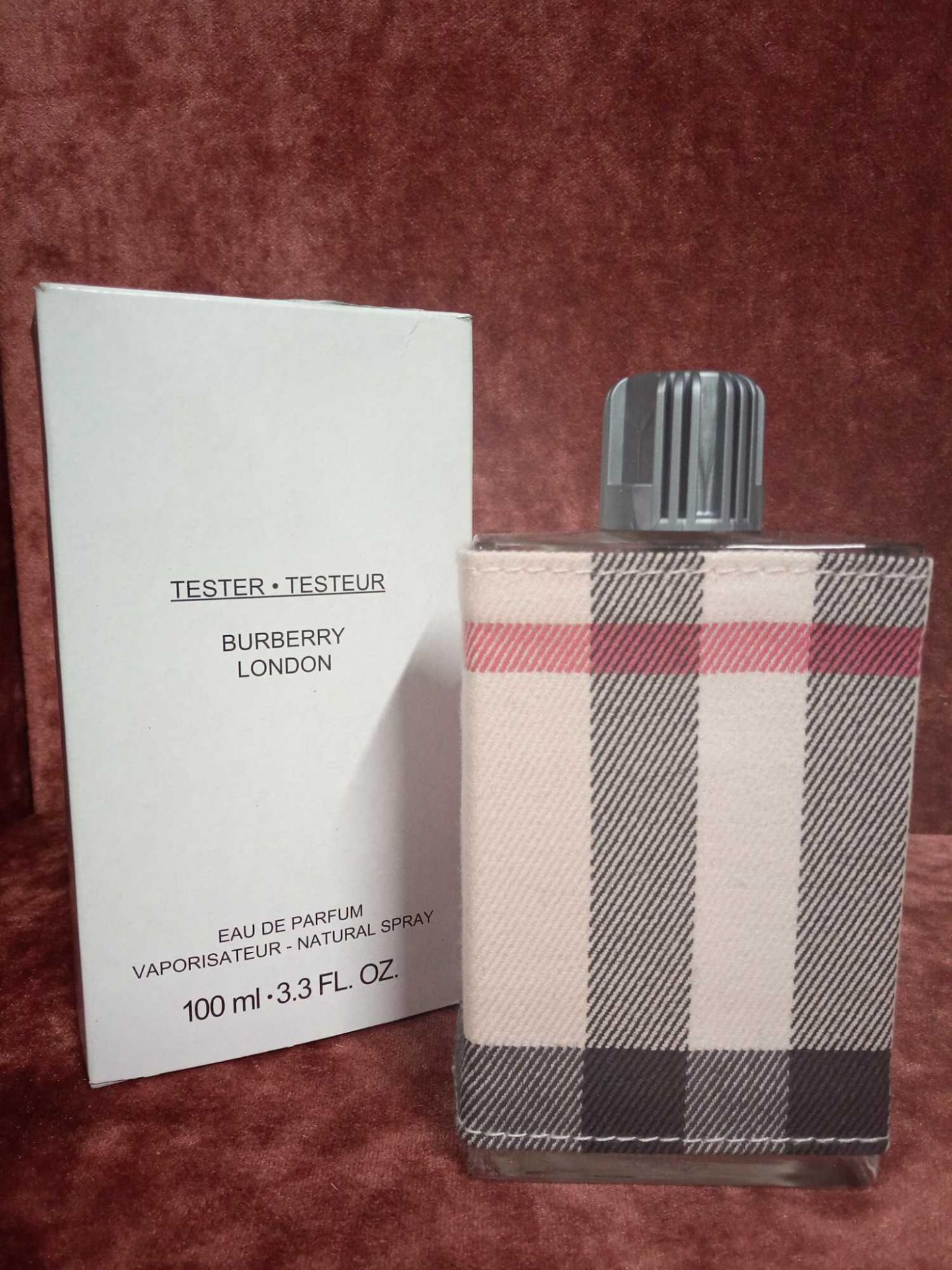 RRP £80 Boxed 100Ml Tester Bottle Of Burberry London Eau De Parfum Spray