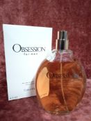 RRP £60 Boxed 125Ml Tester Bottle Of Calvin Klein Obsession For Men Edt Spray