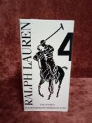 RRP £70 Boxed 100Ml Tester Bottle Of Ralph Lauren #4 For Women Edt Spray