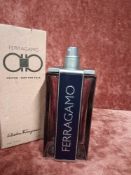 RRP £75 Boxed 100Ml Tester Bottle Of Salvatore Ferragamo Edt Spray