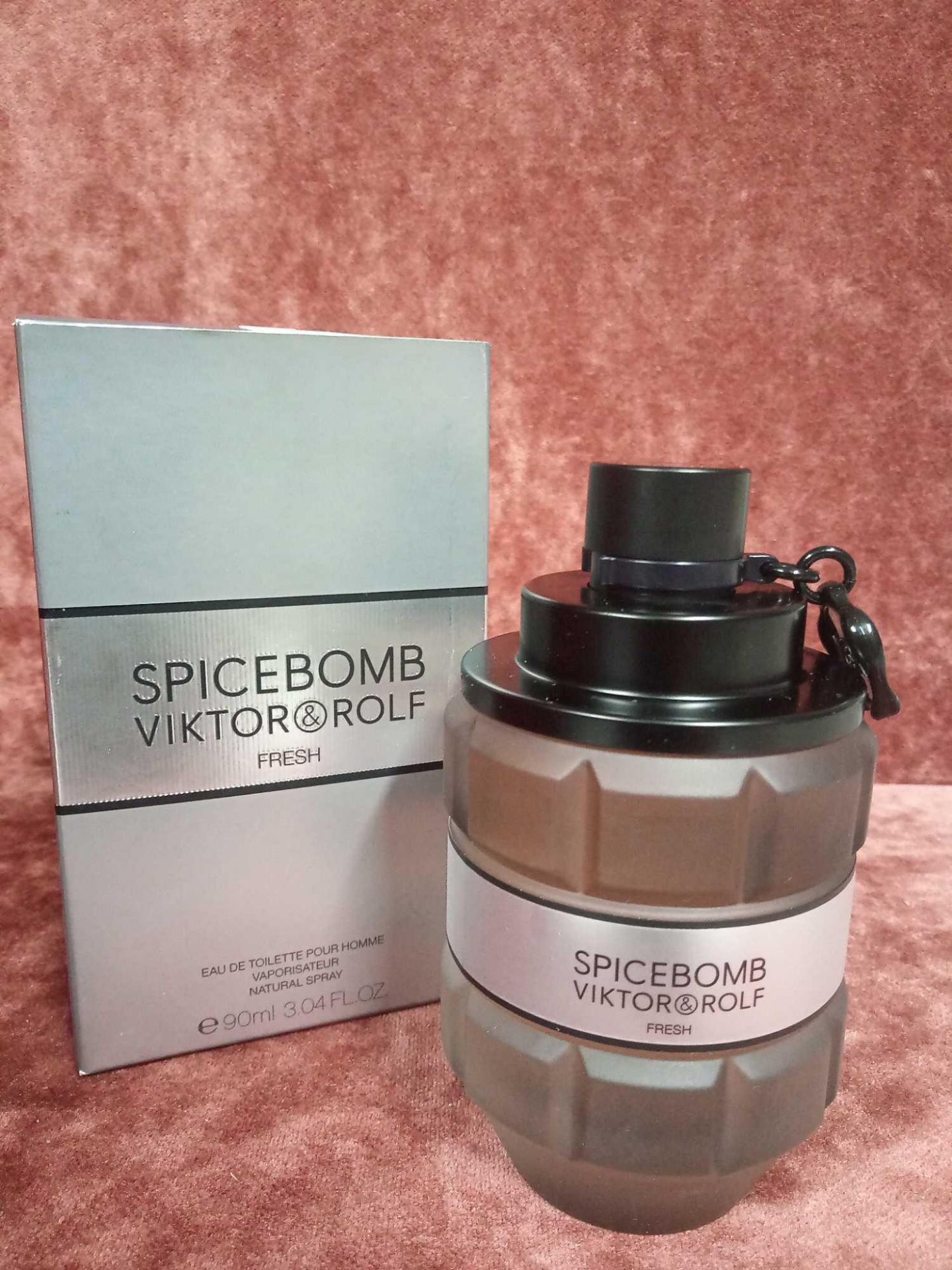 RRP £75 Boxed 90Ml Tester Bottle Of Viktor And Rolf Spicebomb Fresh Edt Spray