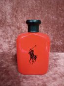 RRP £75 Unboxed 125Ml Tester Bottle Of Ralph Lauren Polo Red Edt Spray Ex Display