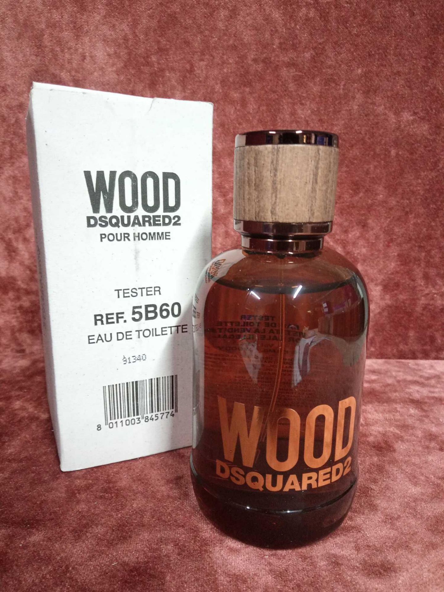 RRP £75 Boxed 100Ml Tester Bottle Of Dsquared2 Wood Pour Homme Edt Spray