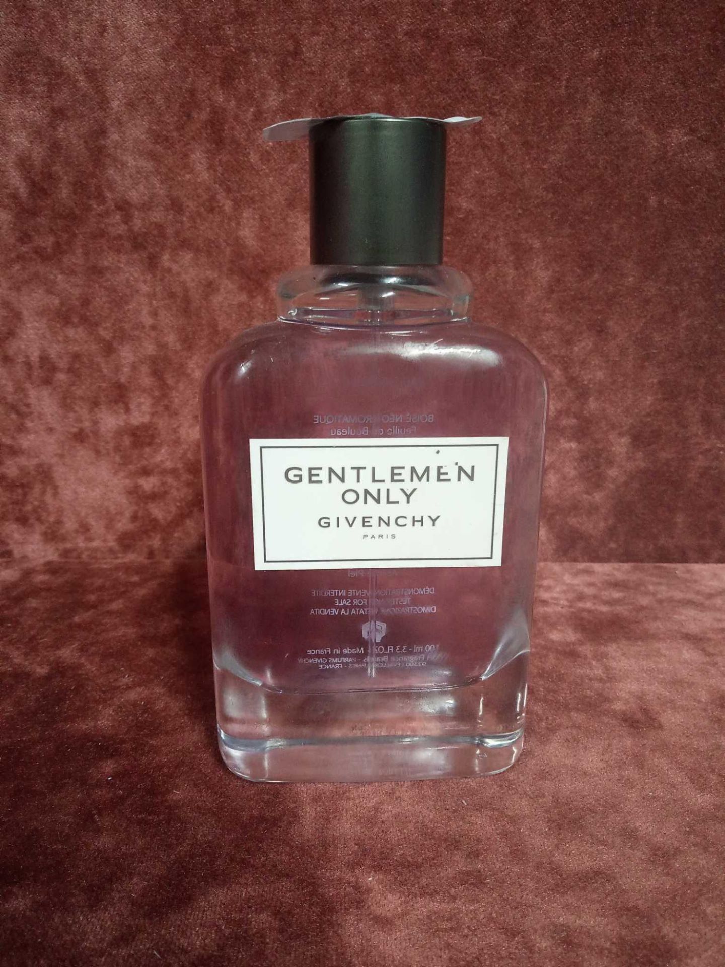 RRP £75 Unboxed 100Ml Tester Bottle Of Givenchy Gentlemen Only Edt Spray Ex-Display
