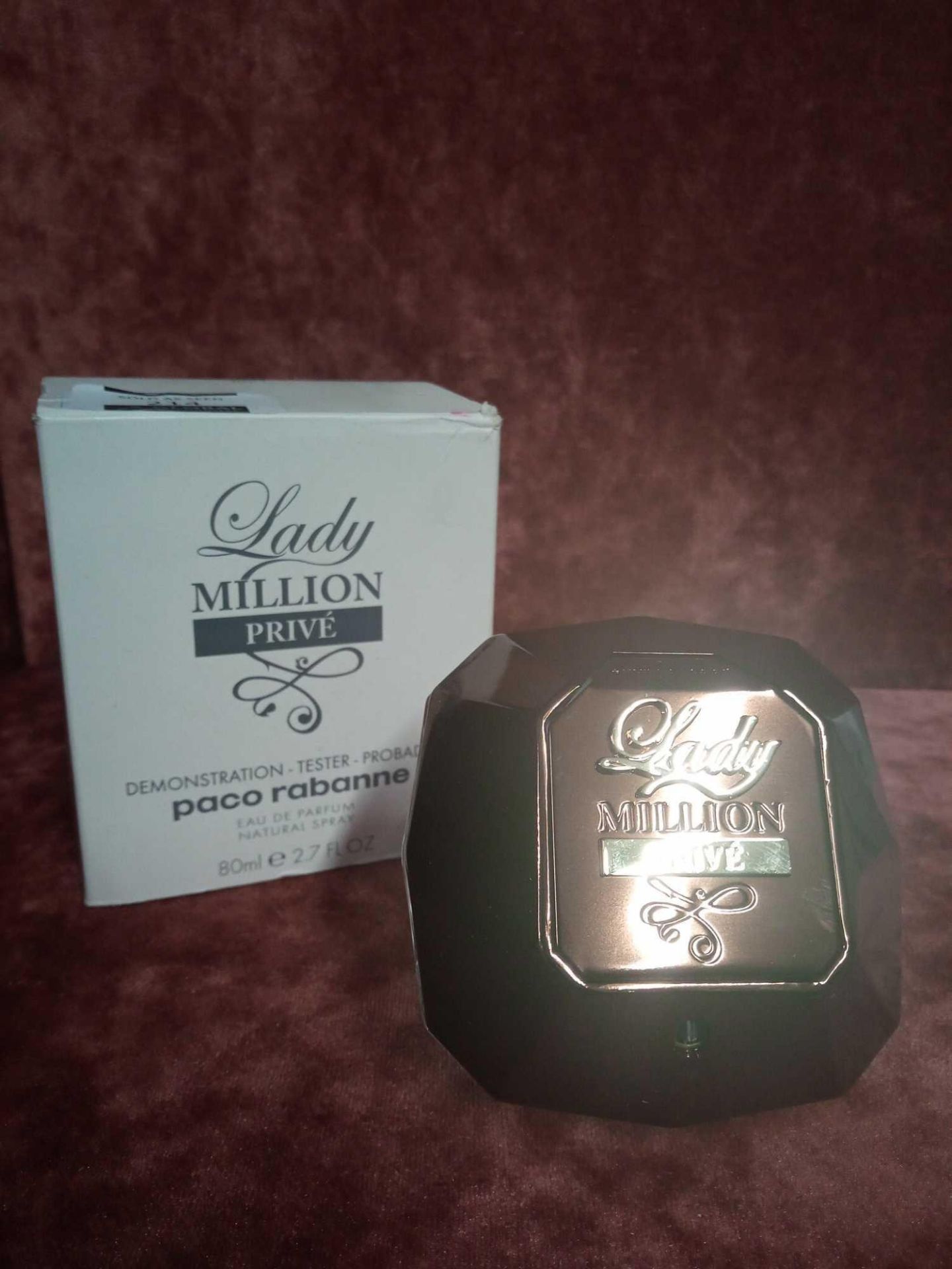 RRP £75 Boxed 80 Ml Tester Bottle Of Paco Rabanne Lady Million Prive Eau De Parfum