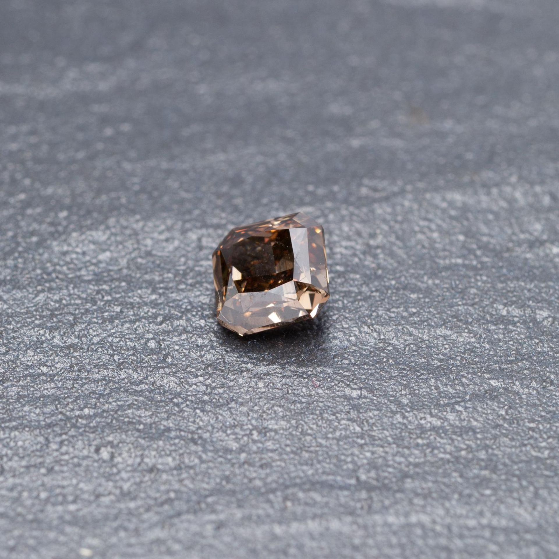 RRP £4,900 Lose Cut Cornered Square Modified Brilliant 2.12 Carat Natural Fancy Dark Brown Diamond