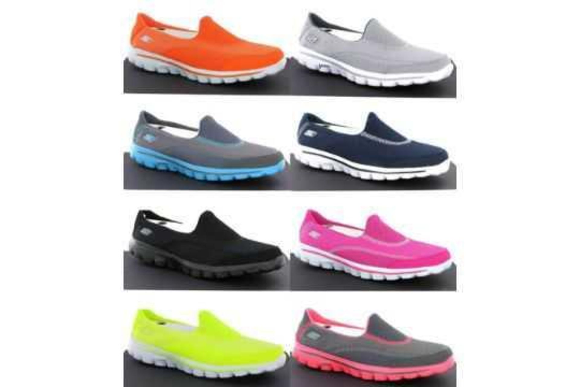 RRP £200 Lot To Contain 4 Boxed Pairs Of Skechers Designer Assorted Footwear In A Range Of Designs C