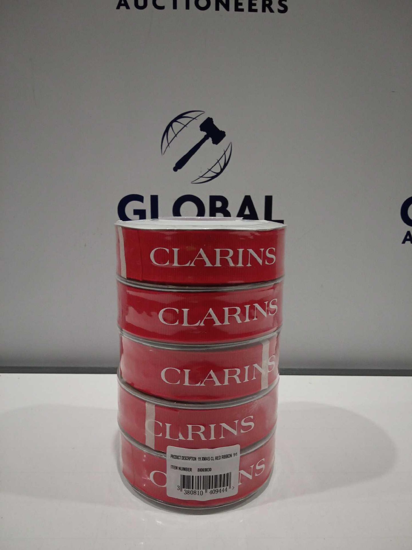 RRP £100 Lot To Contain 5 Brand New Sealed Clarins Paris Fashion Designer Ribbon Reels