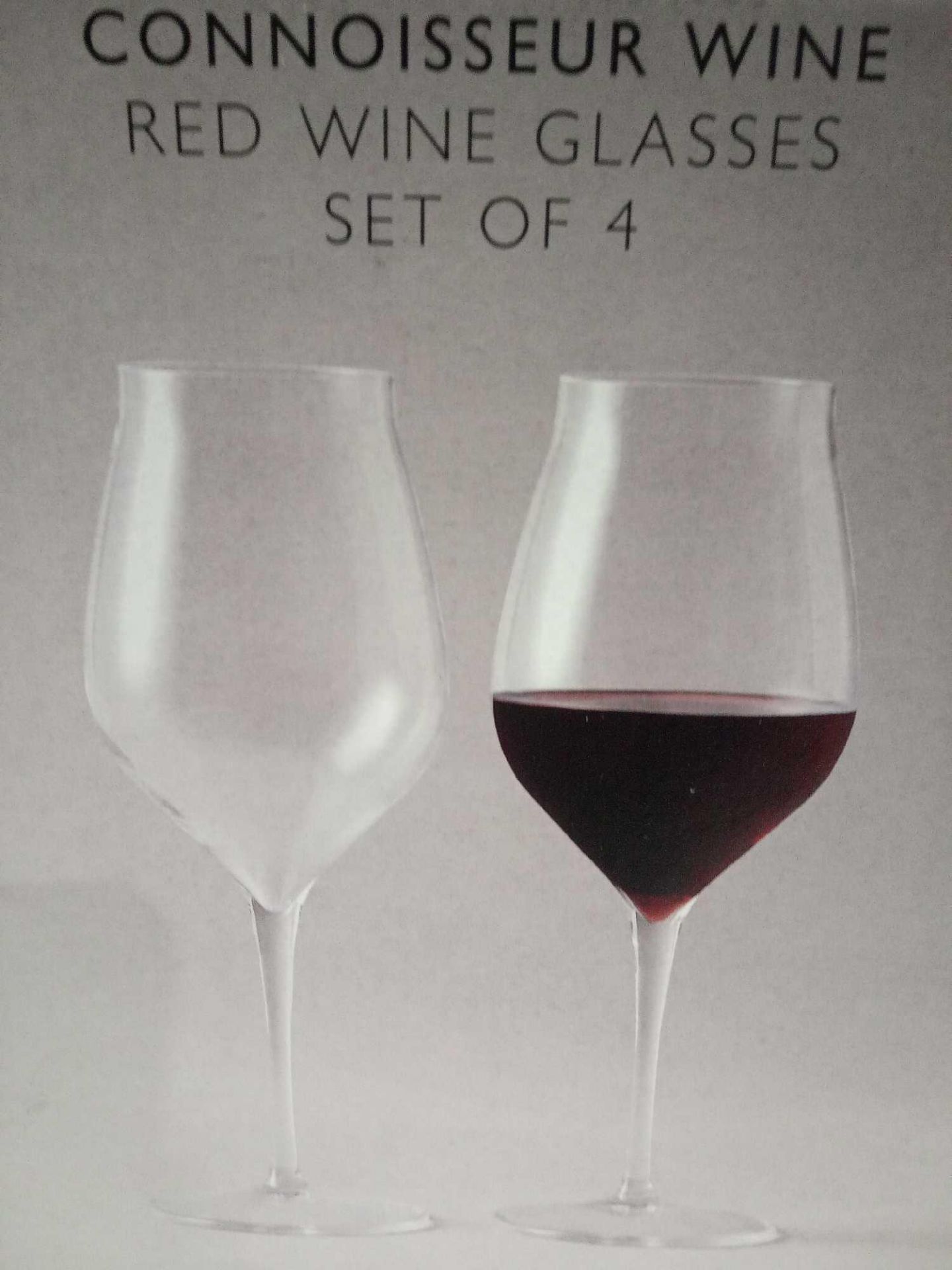 RRP £120 Lot To Contain 3 Brand New Boxed John Lewis And Partners Connoisseur Red Wine Glasses