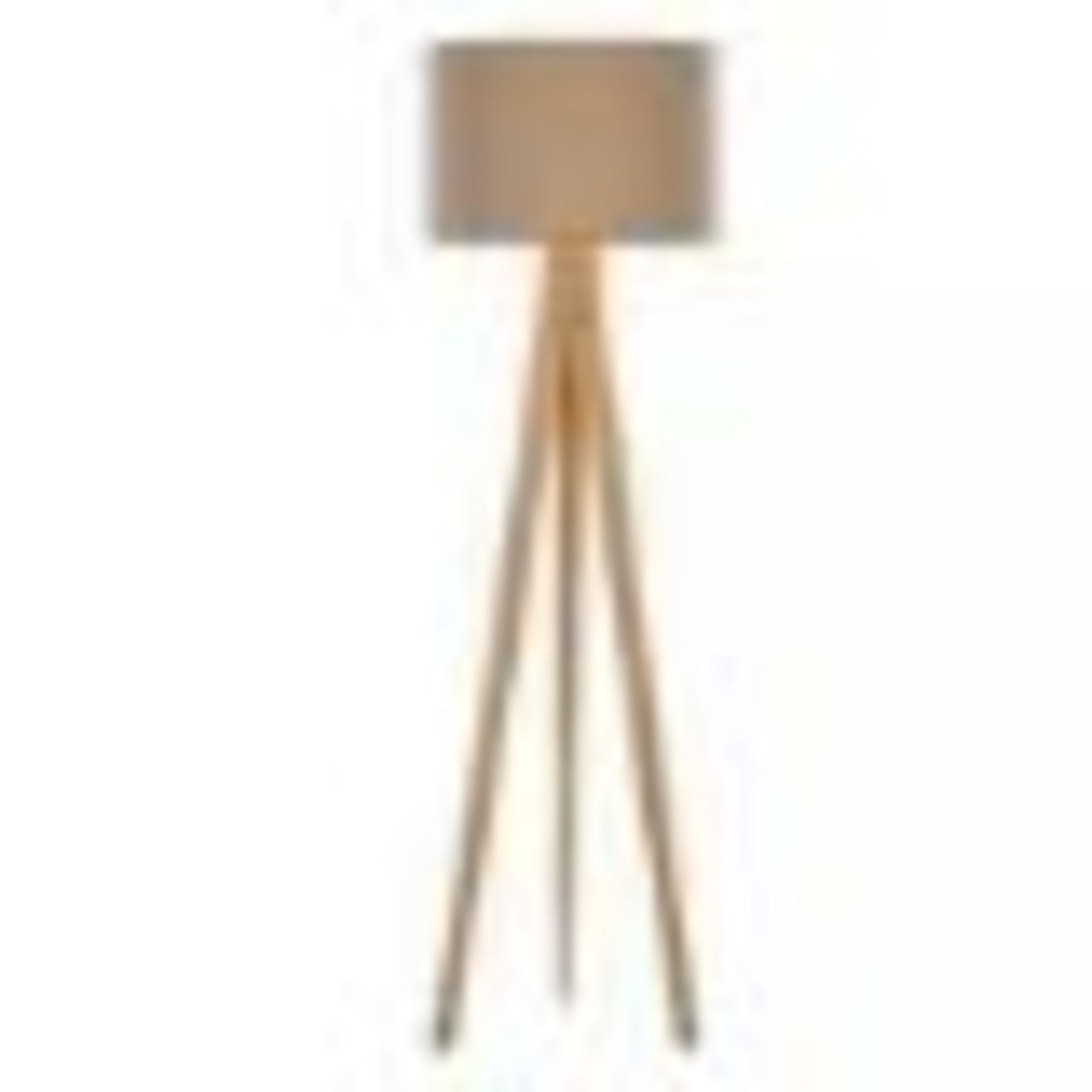RRP £180 Boxed Debenhams Designer Hudson Floor Lamp With Shade (530) (Appraisals Available On