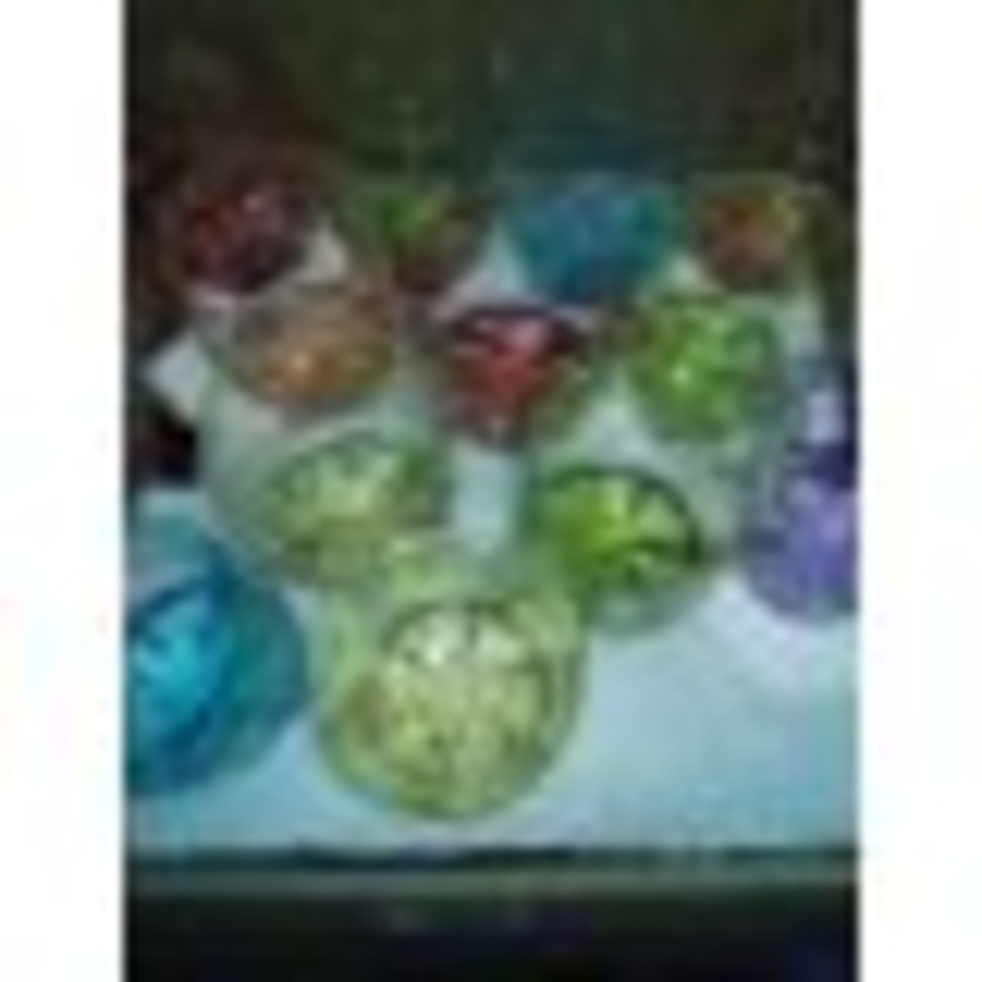 Combined RRP £300 Lot To Contain 30 Assorted Colour Glass Tumblers (699) (Appraisals Available On