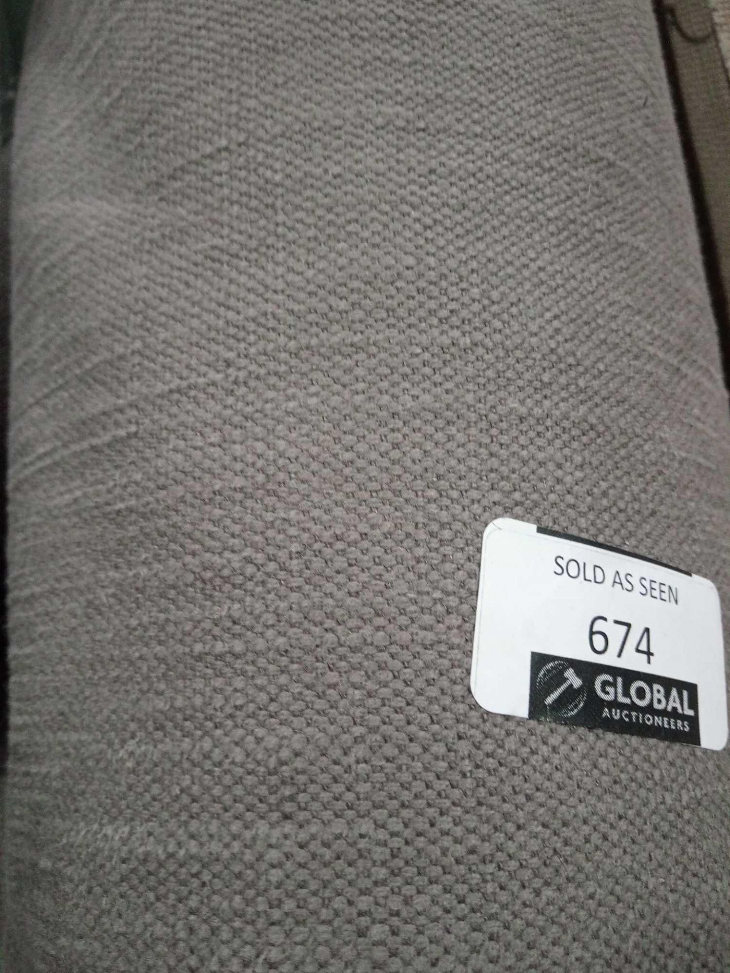 RRP £250 Unbagged Designer Roll Of Brown Fabric Material Approx 15M