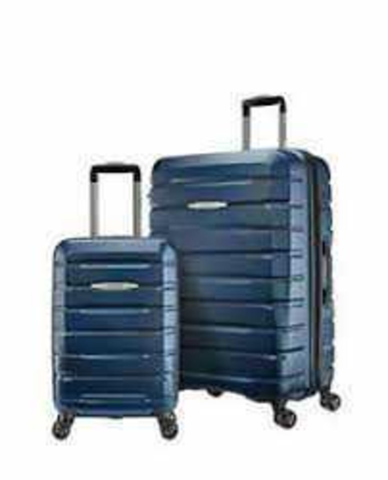 RRP £160 Set Of 3 Heys Lightweight Spinner Luggage (Wheel Missing)