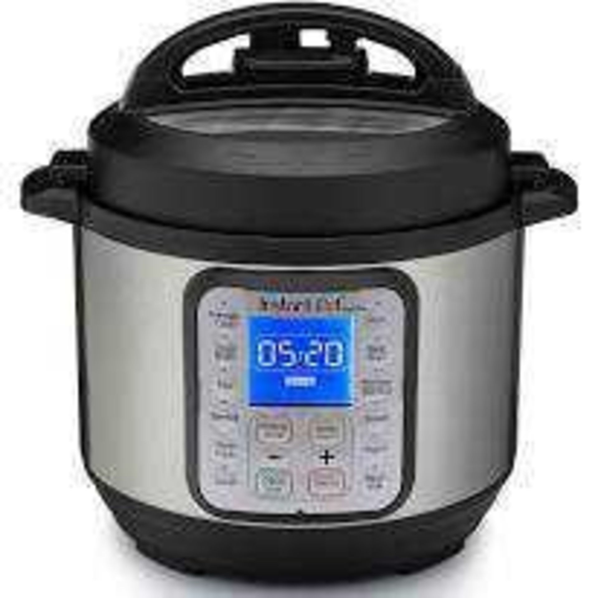 RRP £100 Boxed Instant Pot Duo Plus Multi Use Pressure Cooker
