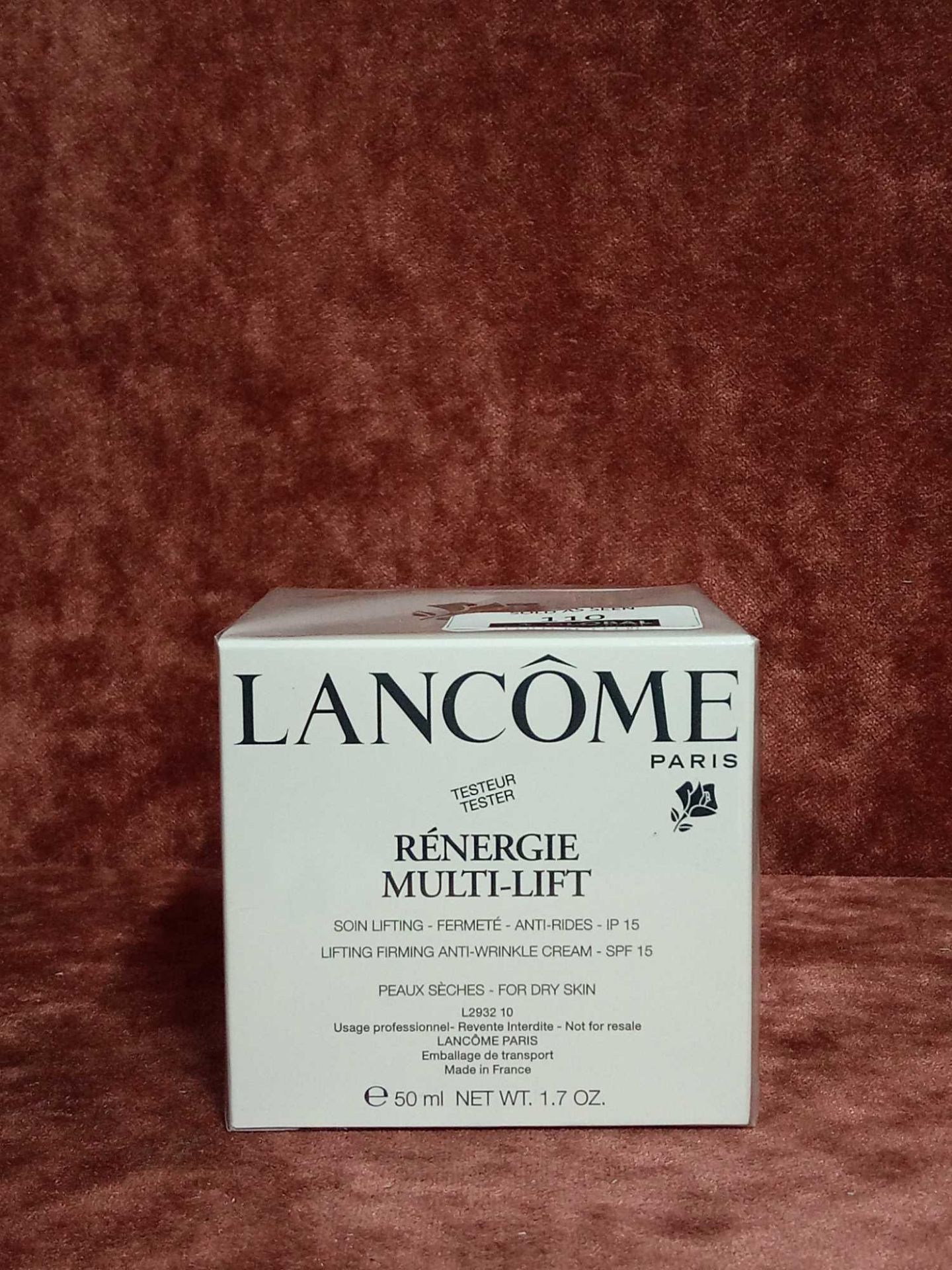 RRP £70 Brand New Boxed And Sealed 50Ml Tester Of Lancôme Paris Renergie Multi Lift Anti-Wrinkle Cre