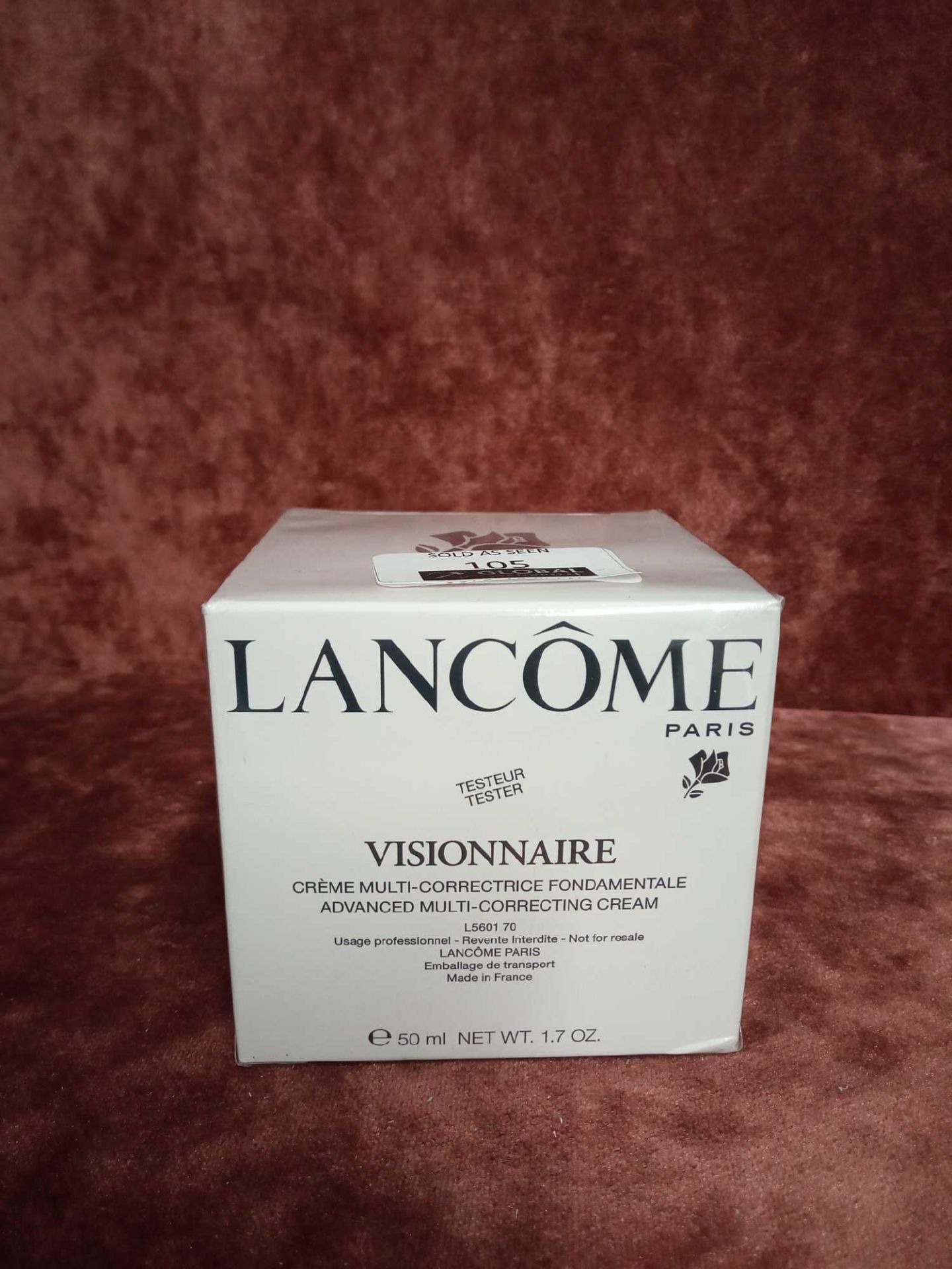 RRP £65 Brand New Boxed Unused Tester Of Lancôme Paris Visionaire Advanced Multi Correcting Cream 50 - Image 2 of 2