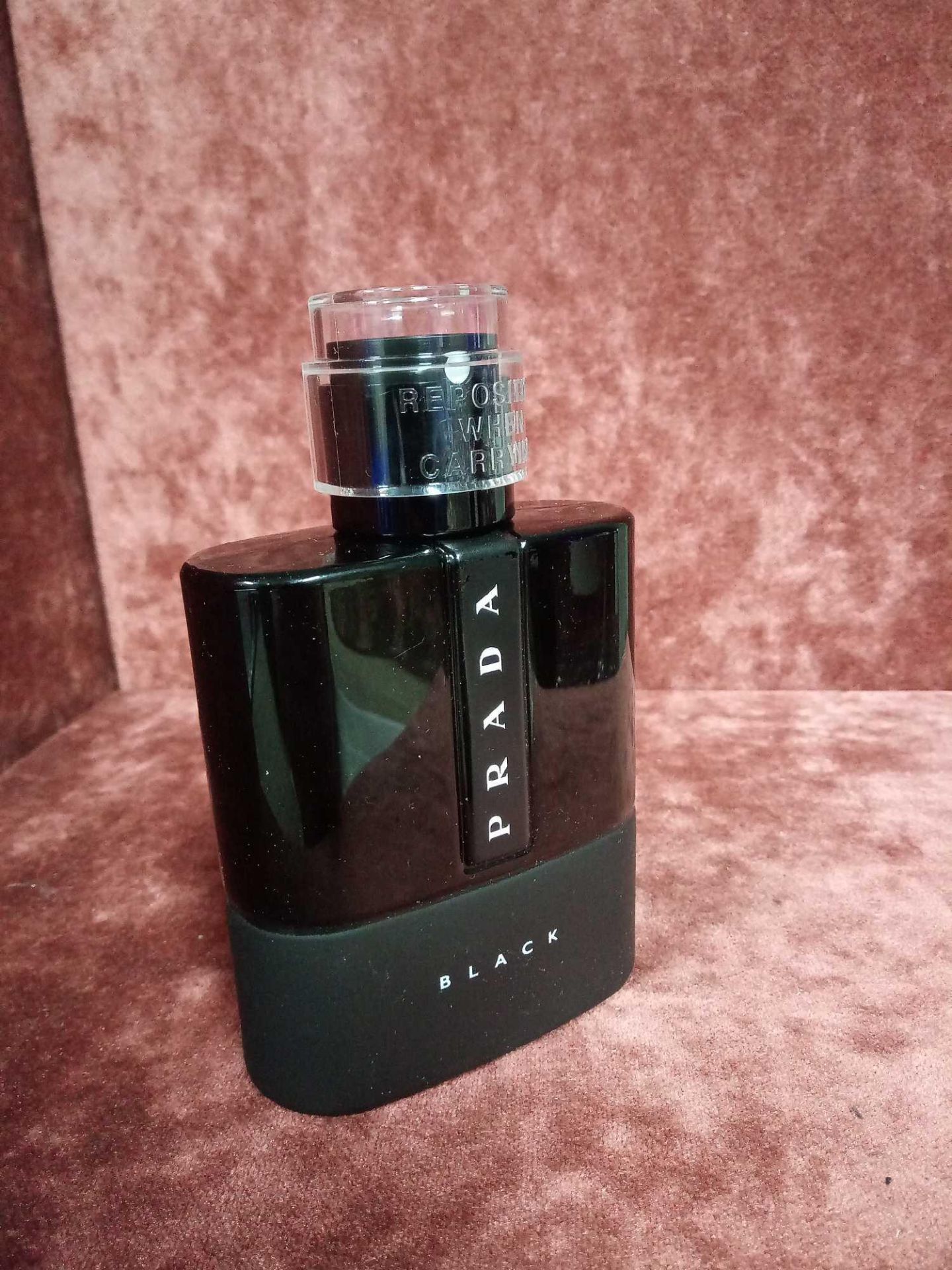 RRP £85 Unboxed 100Ml Tester Bottle Of Prada Luna Rossa Black Eau De Parfum Spray Ex-Display