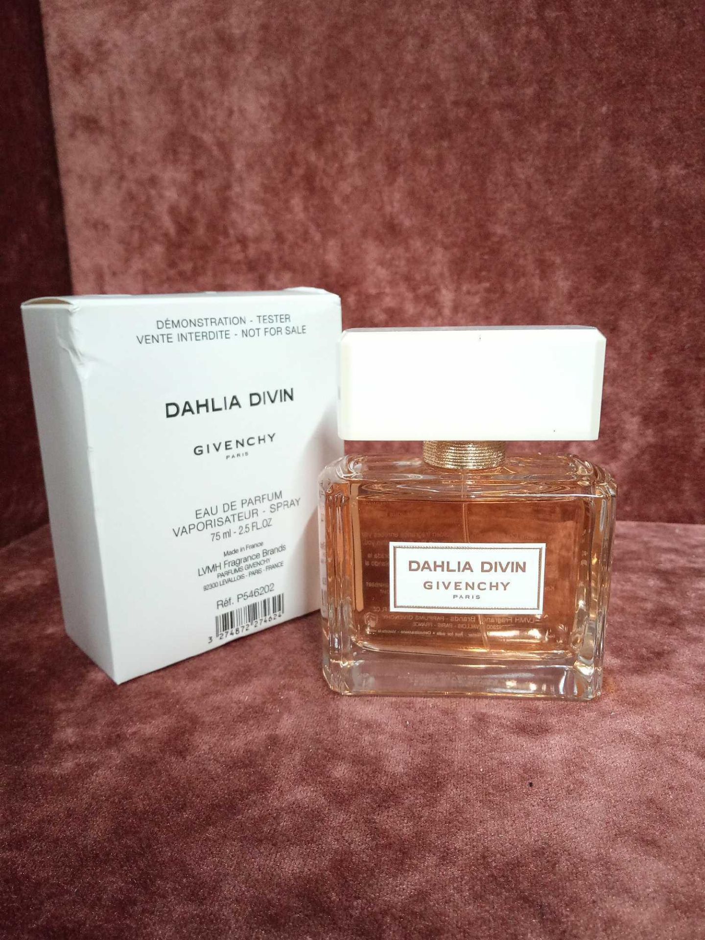 RRP £90 Boxed 75Ml Tester Bottle Of Givenchy Dahlia Divin Eau De Parfum Spray