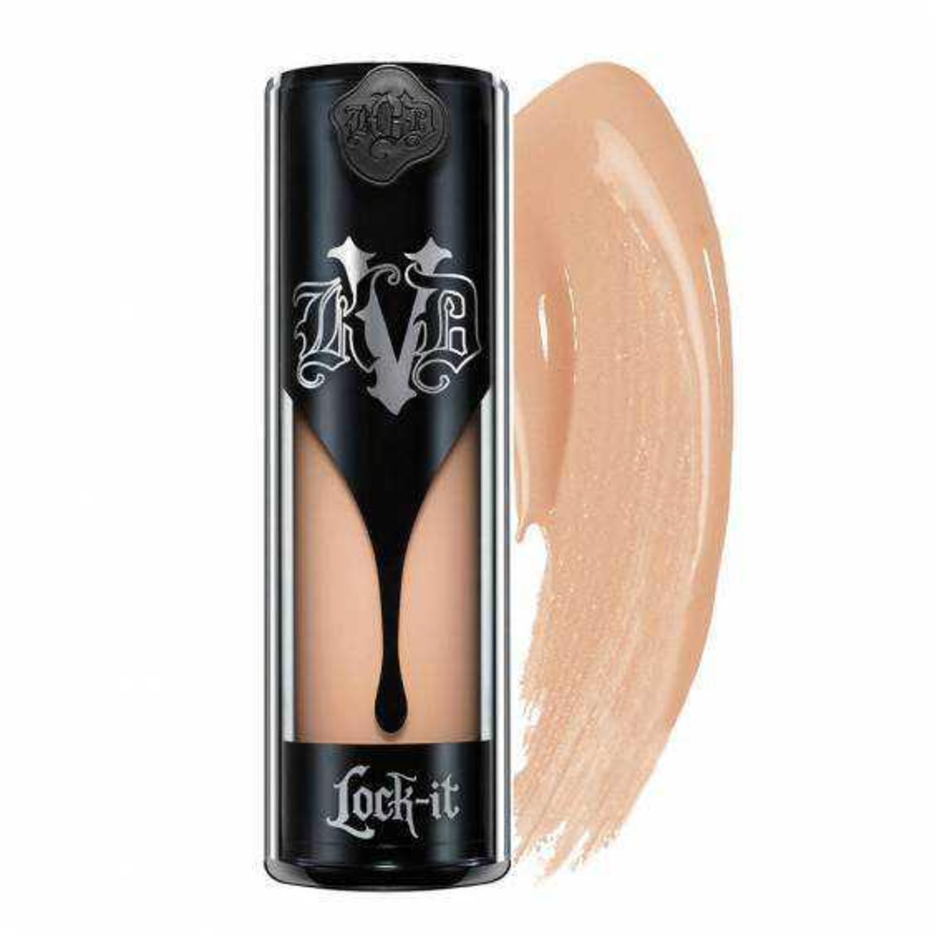 RRP £130 Lot To Contain 4 Brand New Boxed Sealed Testers Of Kat Von D Lock-It Foundations 30Ml Each - Image 2 of 3