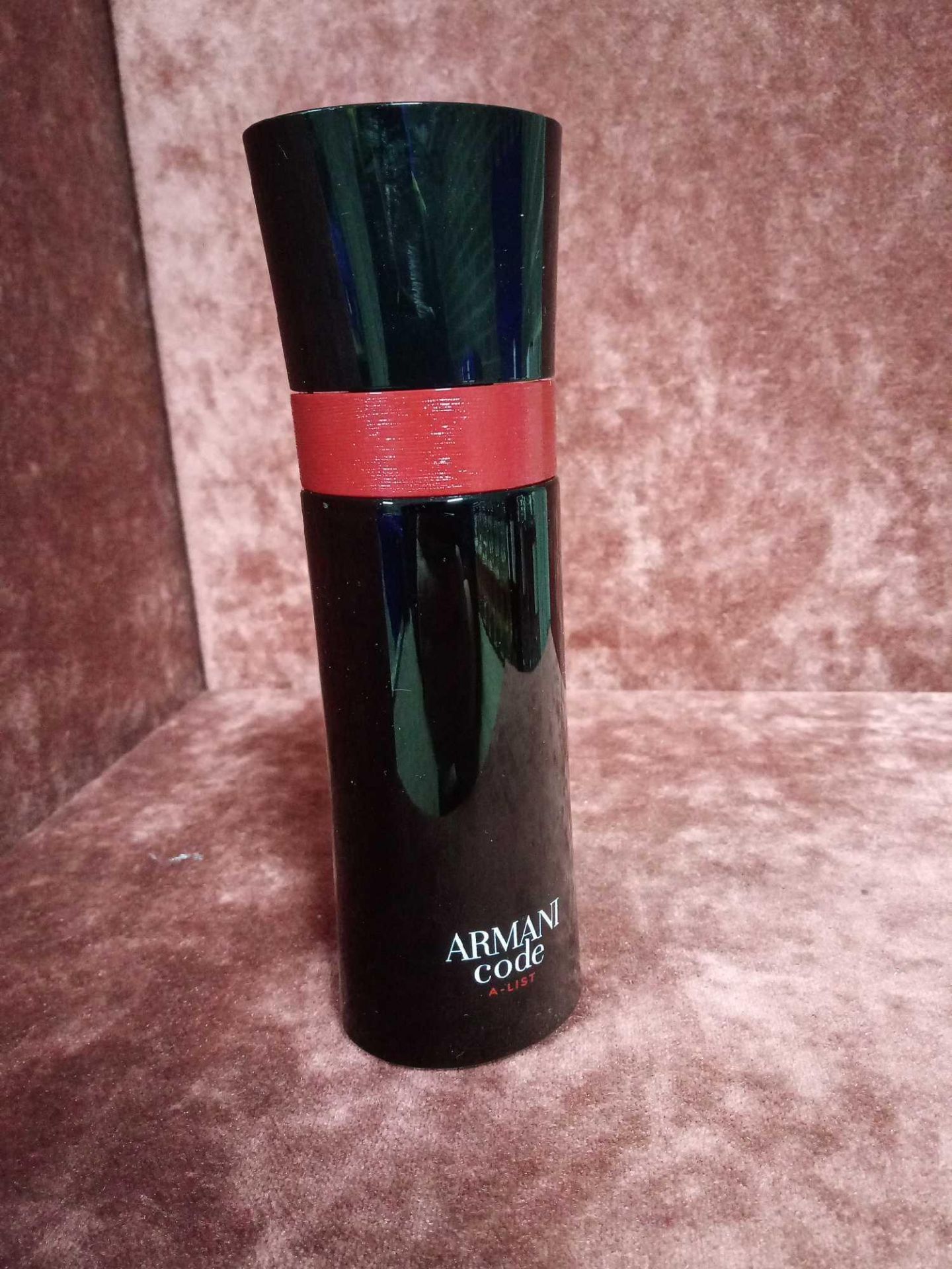 RRP £70 Unboxed 75Ml Tester Bottle Of Armani Code A-List Edt Spray Ex Display