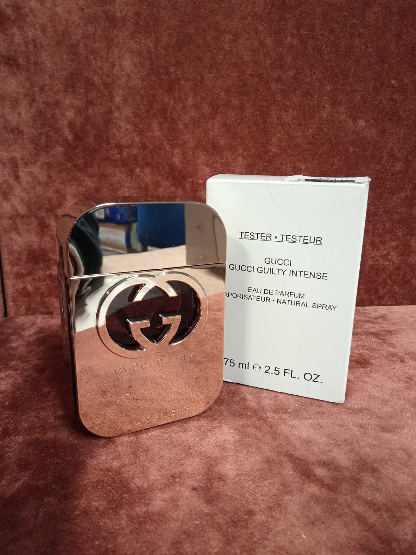 RRP £85 Boxed 75Ml Tester Bottle Of Gucci Guilty Intense Eau De Parfum Spray