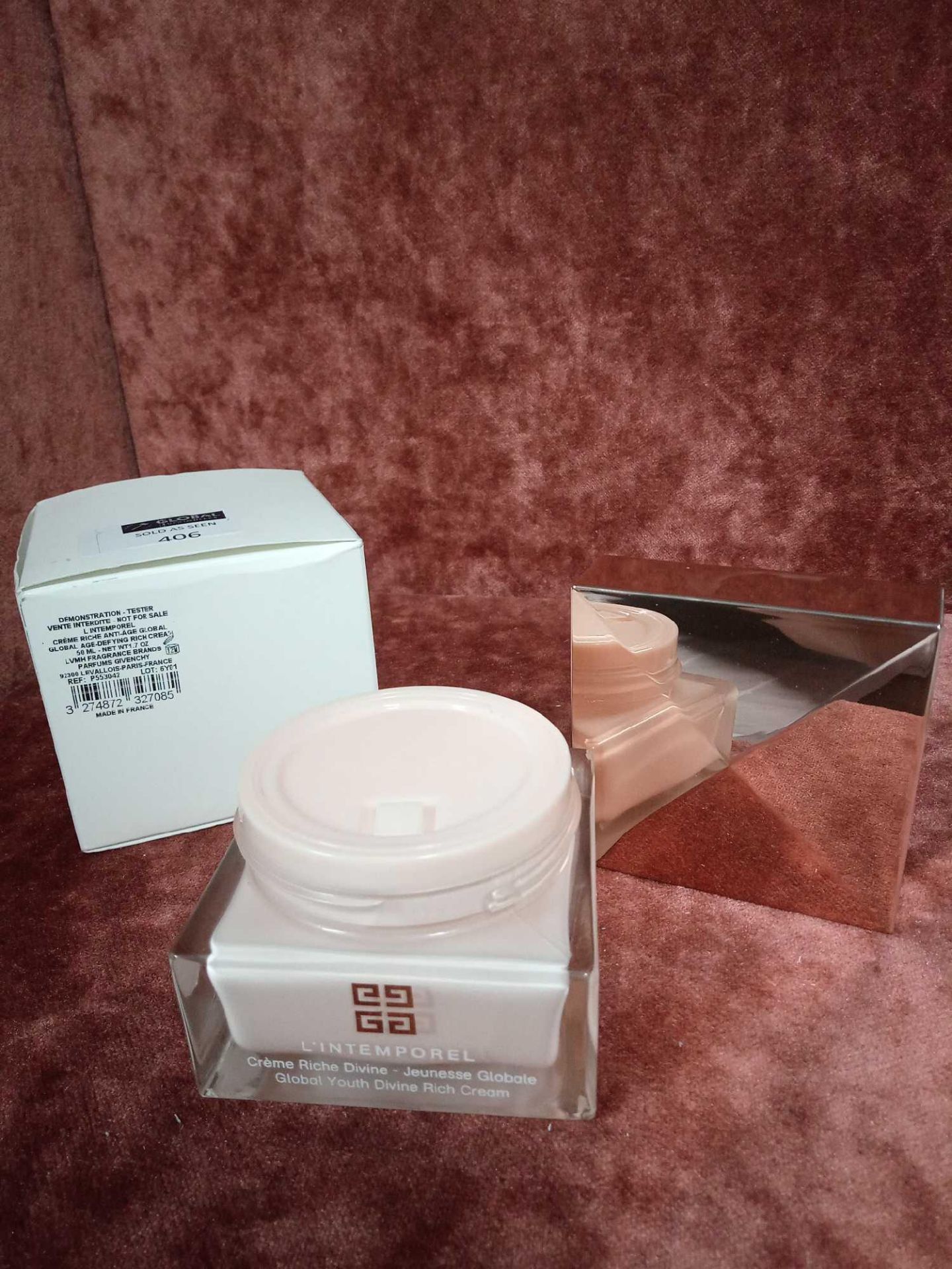 RRP £100 Brand New Boxed Unused Tester Of Givenchy Paris L'Intemporel Global Youth Divine Rich Cream - Image 2 of 2