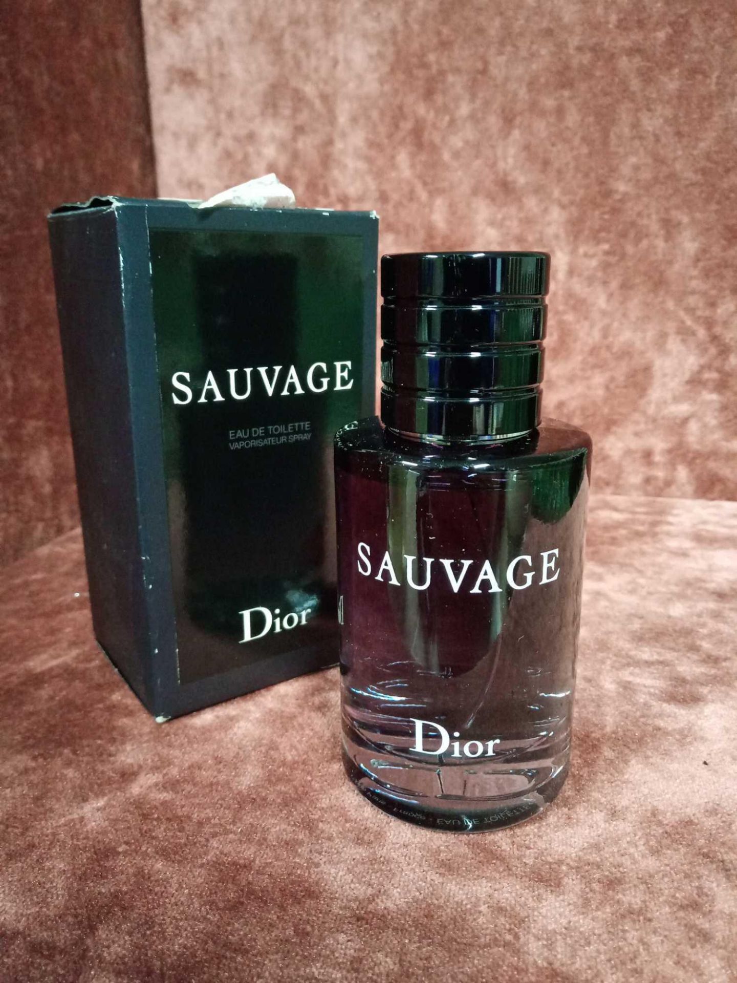 RRP £60 Boxed 60 Ml Tester Bottle Of Christian Dior Sauvage Edt Spray