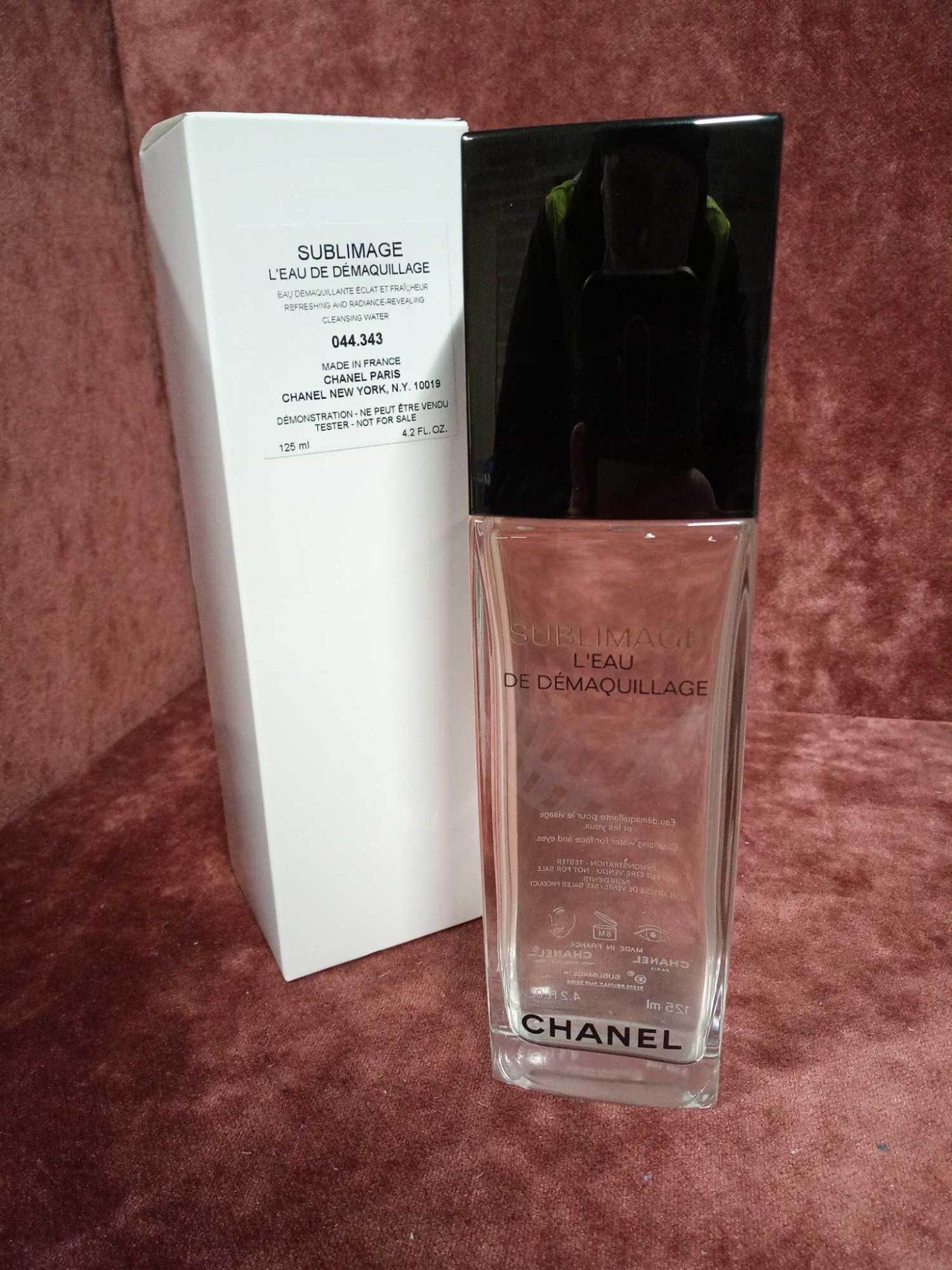 RRP £85 Brand New Boxed Unused Tester Of Chanel Sublimage L'Eau De Demaquillage Refreshing And Radia