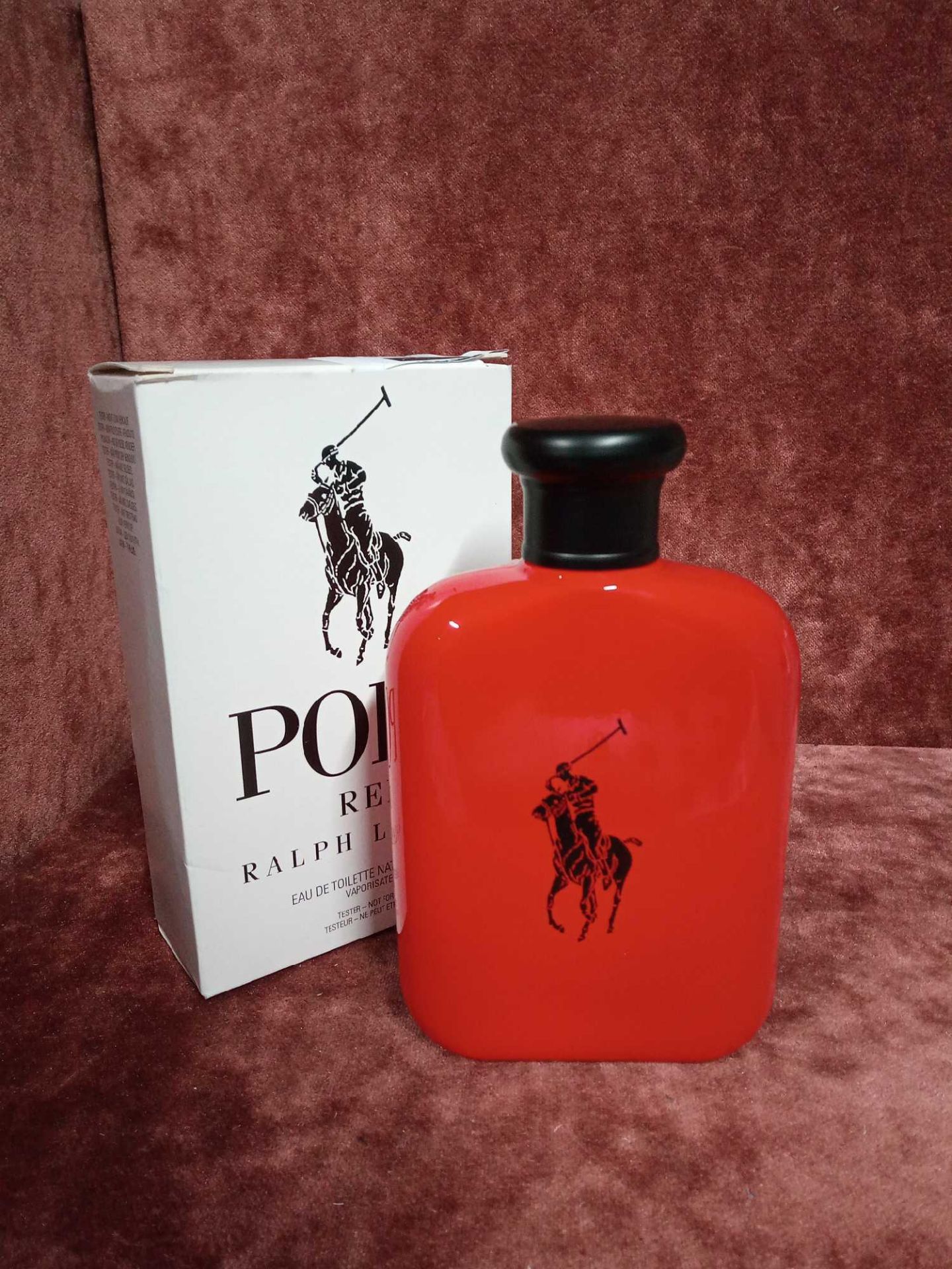 RRP £75 Boxed 125Ml Tester Bottle Of Ralph Lauren Polo Red Edt Spray