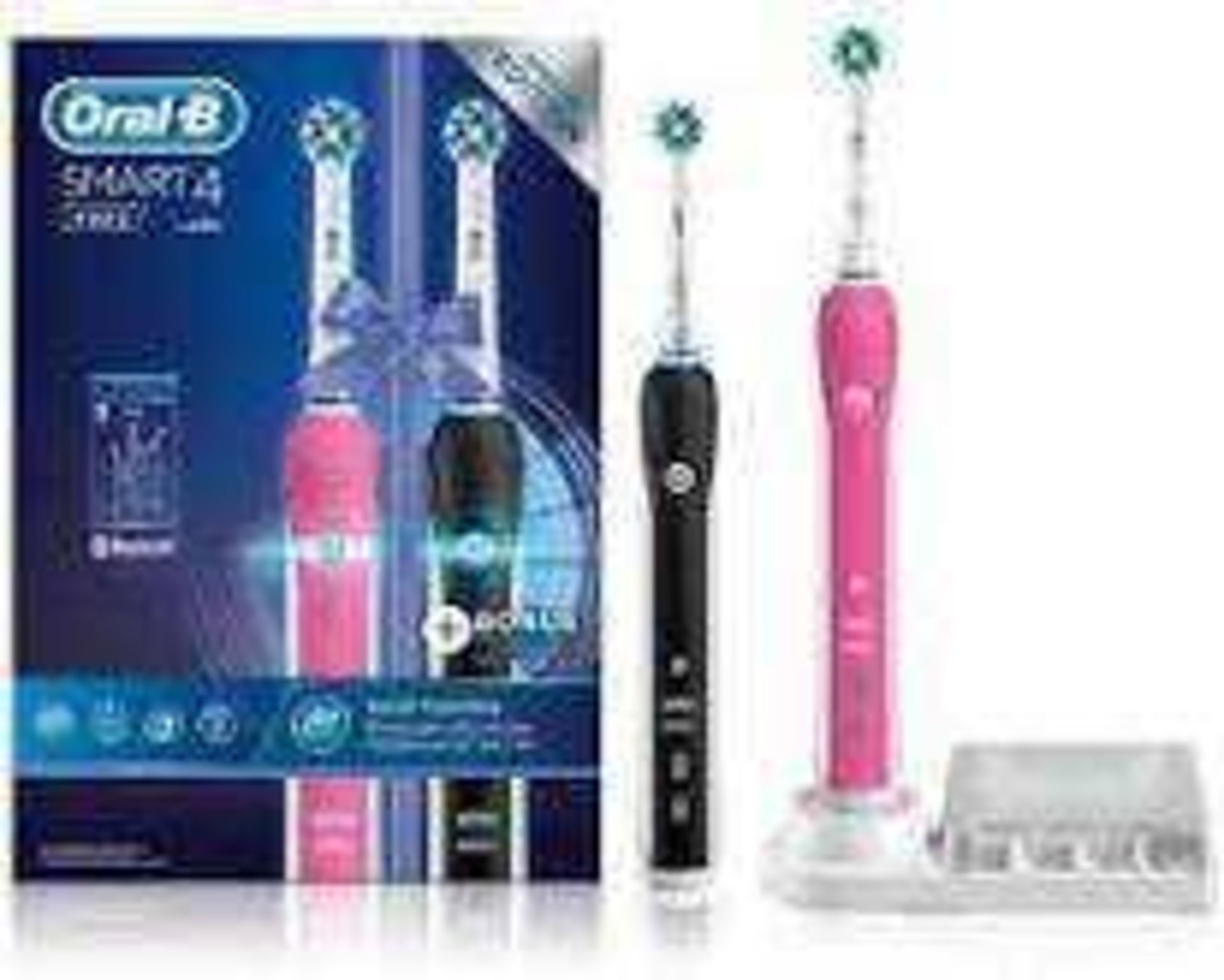 RRP £200 Boxed Braun Oral-B Smart 4 4900 Special Edition Toothbrush Set