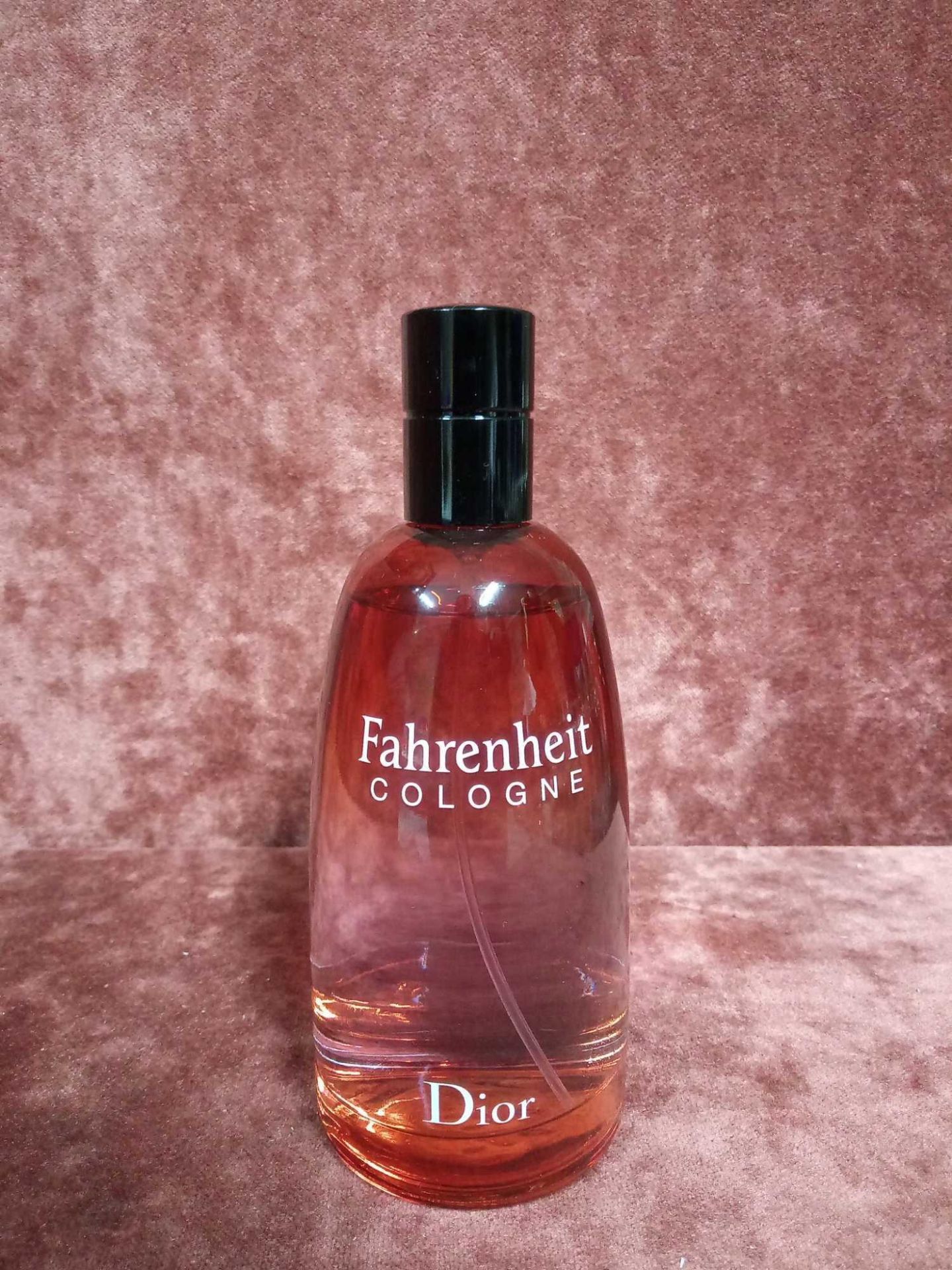 RRP £75 Unboxed 125Ml Tester Bottle Of Dior Fahrenheit Cologne Spray Ex-Display