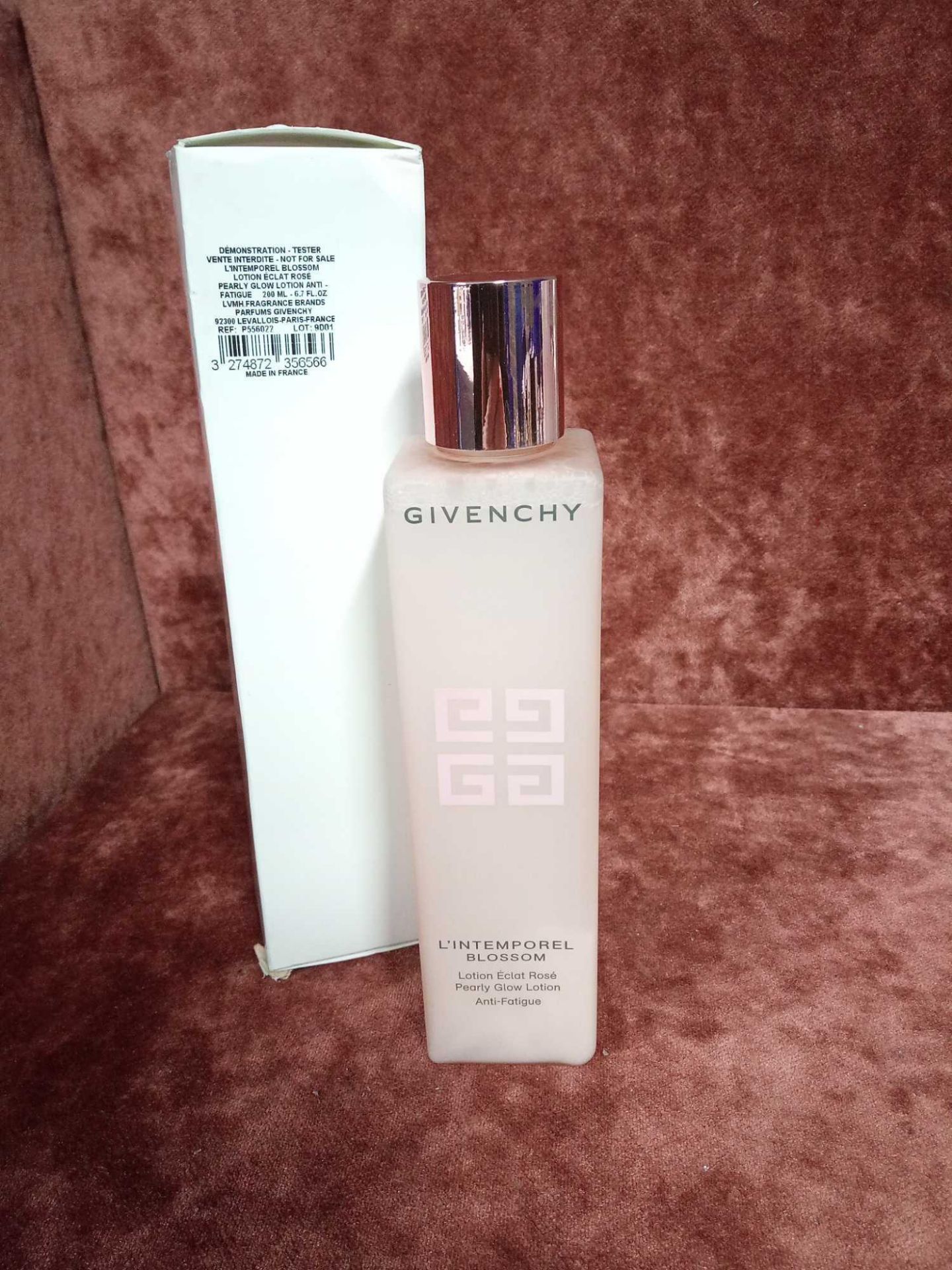 RRP £50 Brand New Boxed Unused Tester Of Givenchy L'Intemporel Blossom Anti Fatigue Pearly Glow Loti