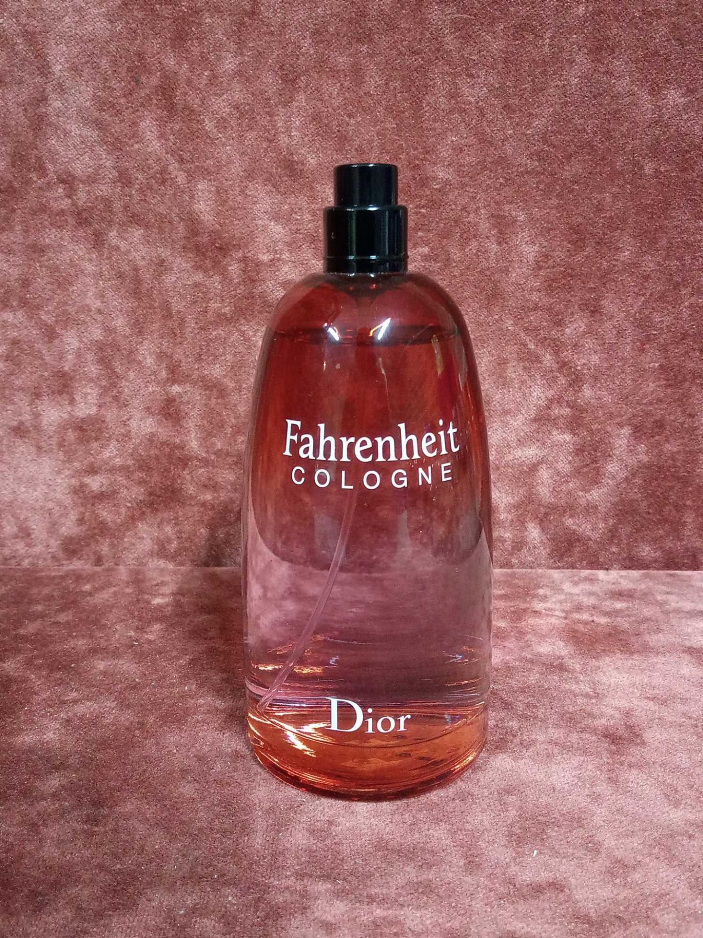 RRP £75 Unboxed 125Ml Tester Bottle Of Dior Fahrenheit Cologne Spray Ex-Display