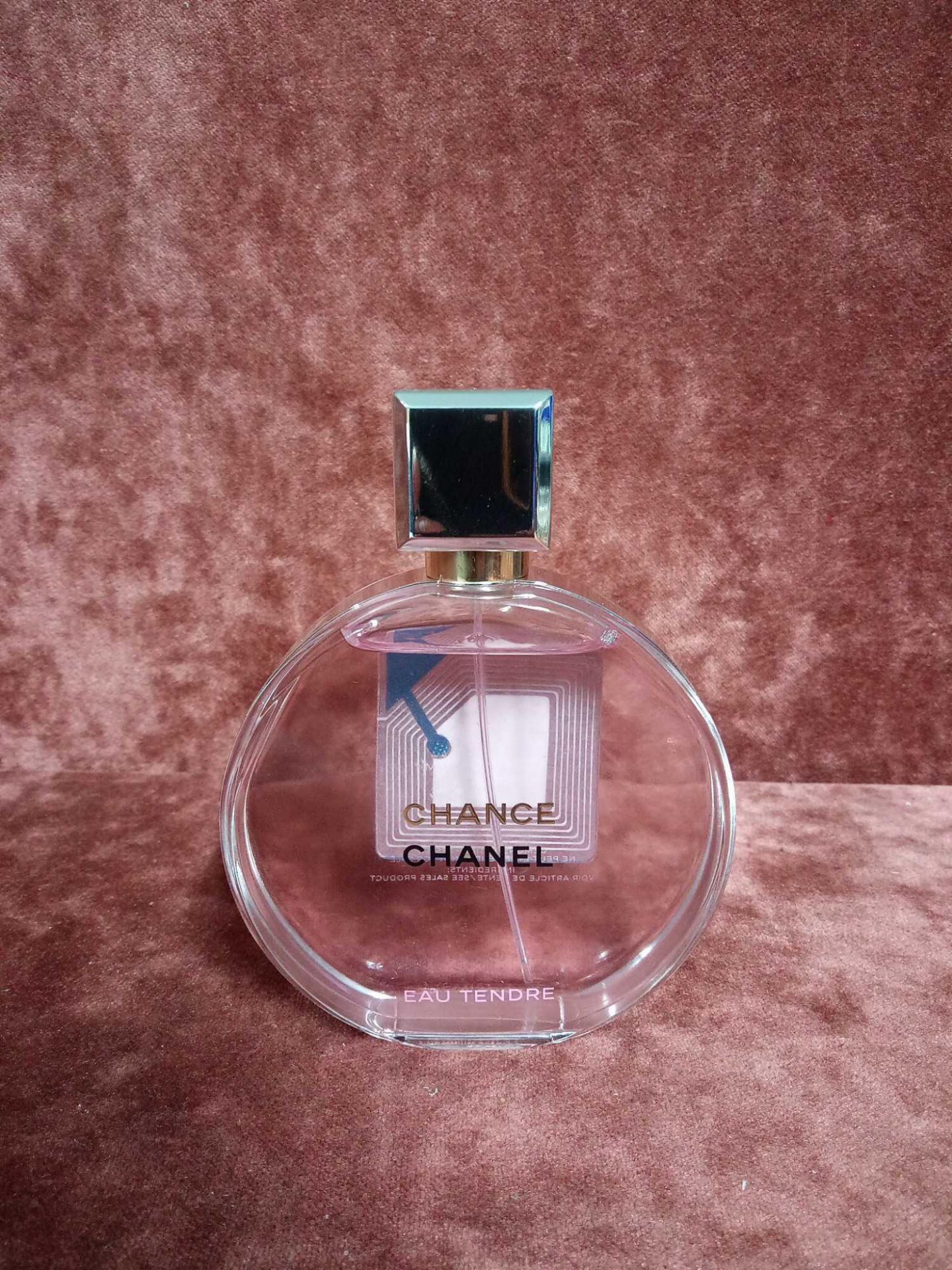 RRP £95 Unboxed 100Ml Tester Bottle Of Chanel Chance Eau Tendre Eau De Toilette Spray Ex-Display