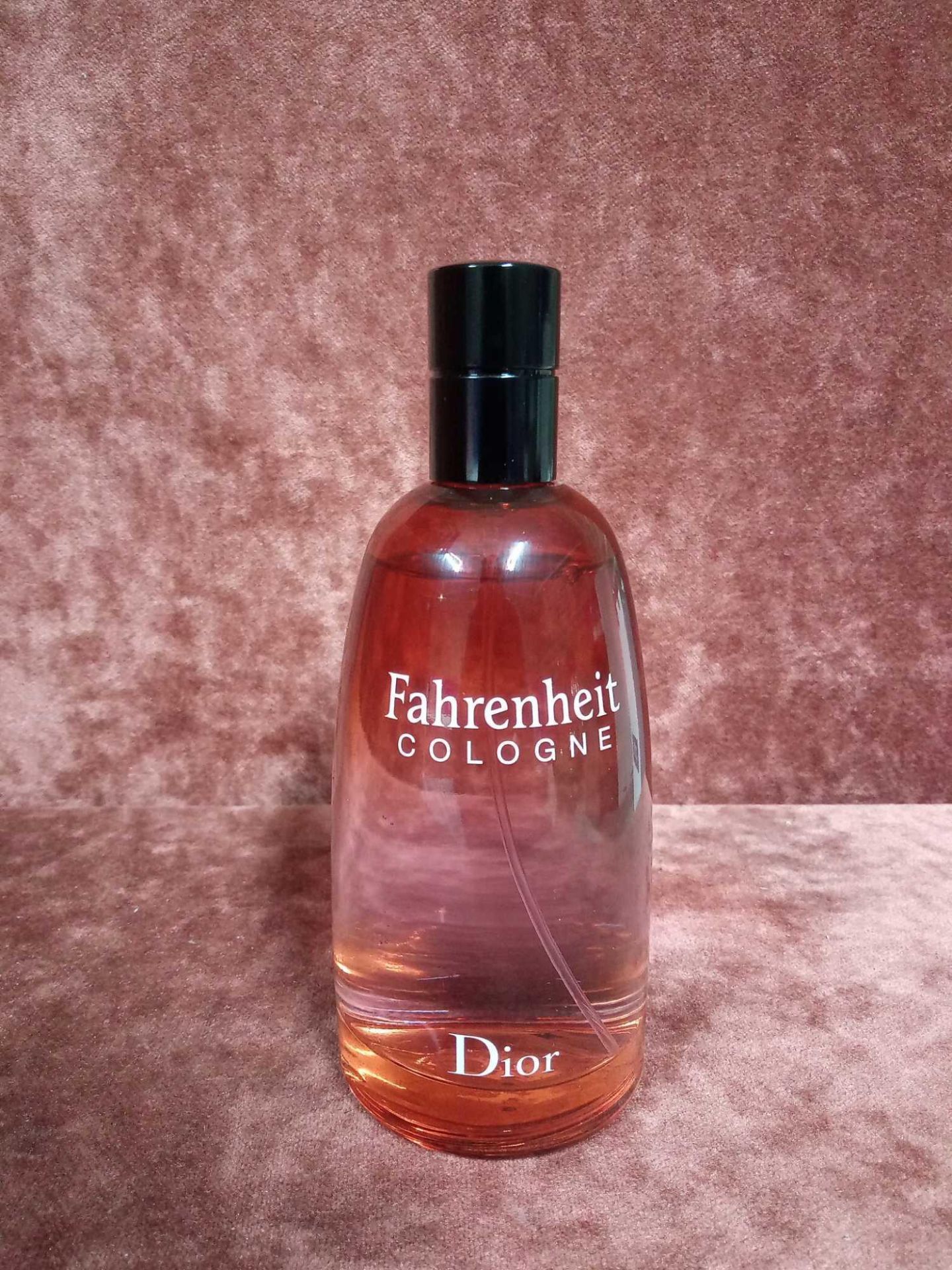RRP £75 Unboxed 125Ml Tester Bottle Of Dior Fahrenheit Cologne Spray Ex-Display